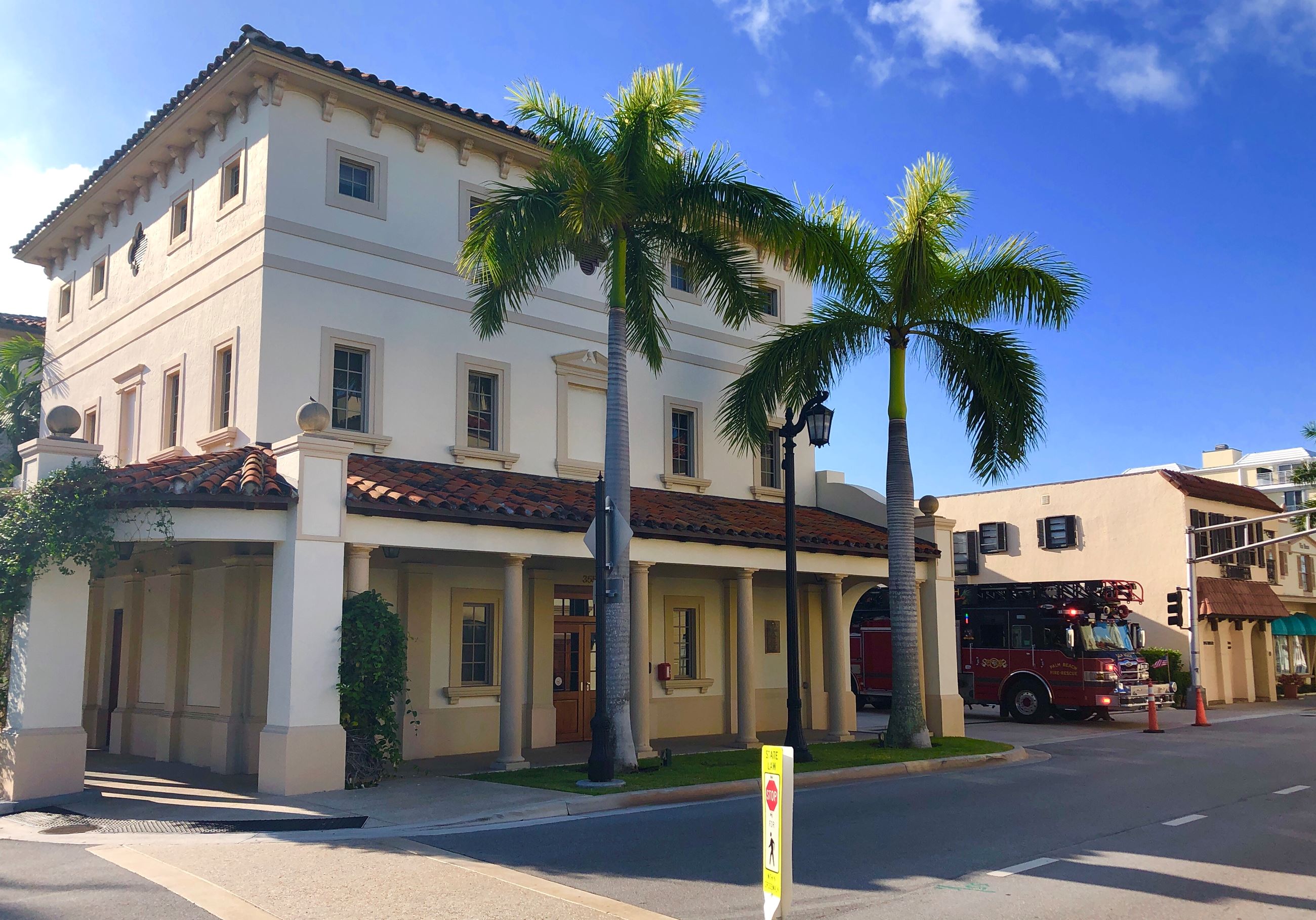 Town of Palm Beach Fire Station 1 building exterior