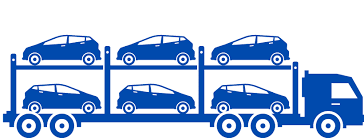 Car carrier blue